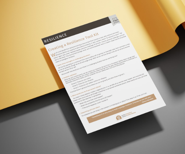 Creating a Resilience Tool Kit_Activity